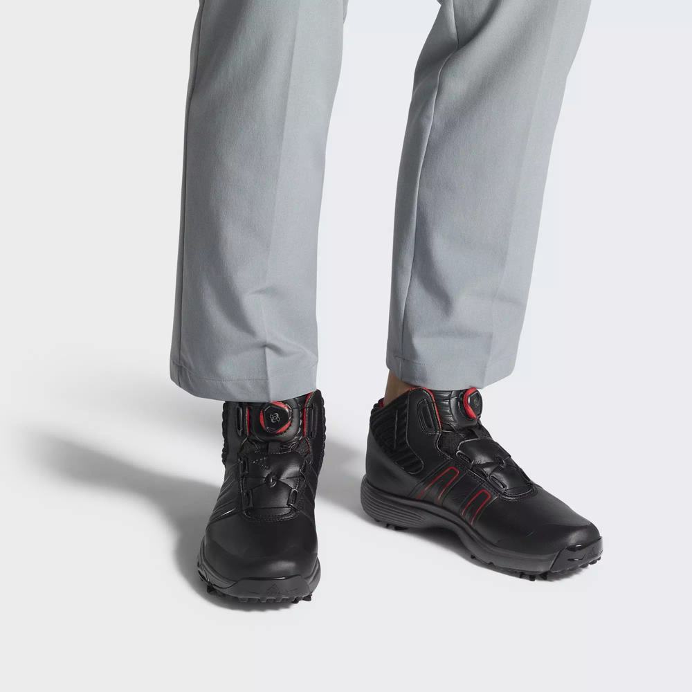 Adidas Climaproof Boa Tenis De Golf Negros Para Hombre (MX-75210)